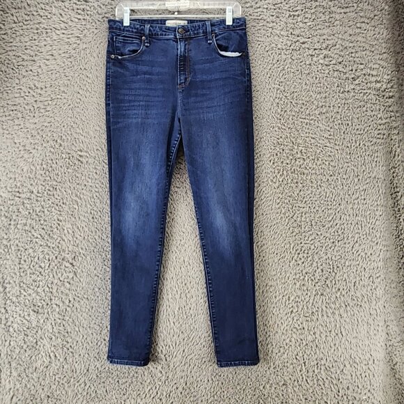 Abercrombie & Fitch Denim - Abercrombie & Fitch Jeans Womens 31 Dark Wash Stretch High Rise The Super Skinny